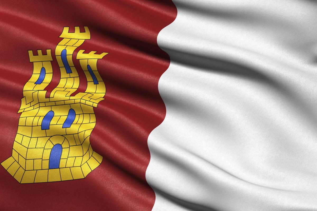 Bandera de Castilla La-Mancha.