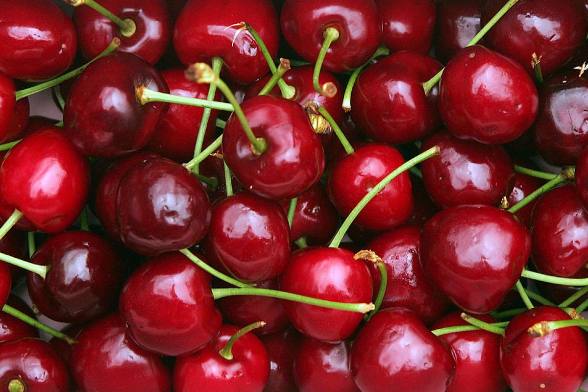 Cerezas.