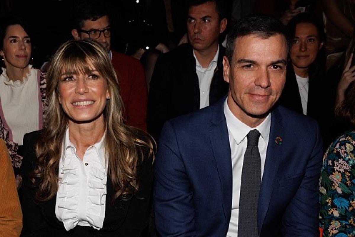 Begoña Gómez y el presidente del Gobierno, Pedro Sánchez; en una imagen de archivo.