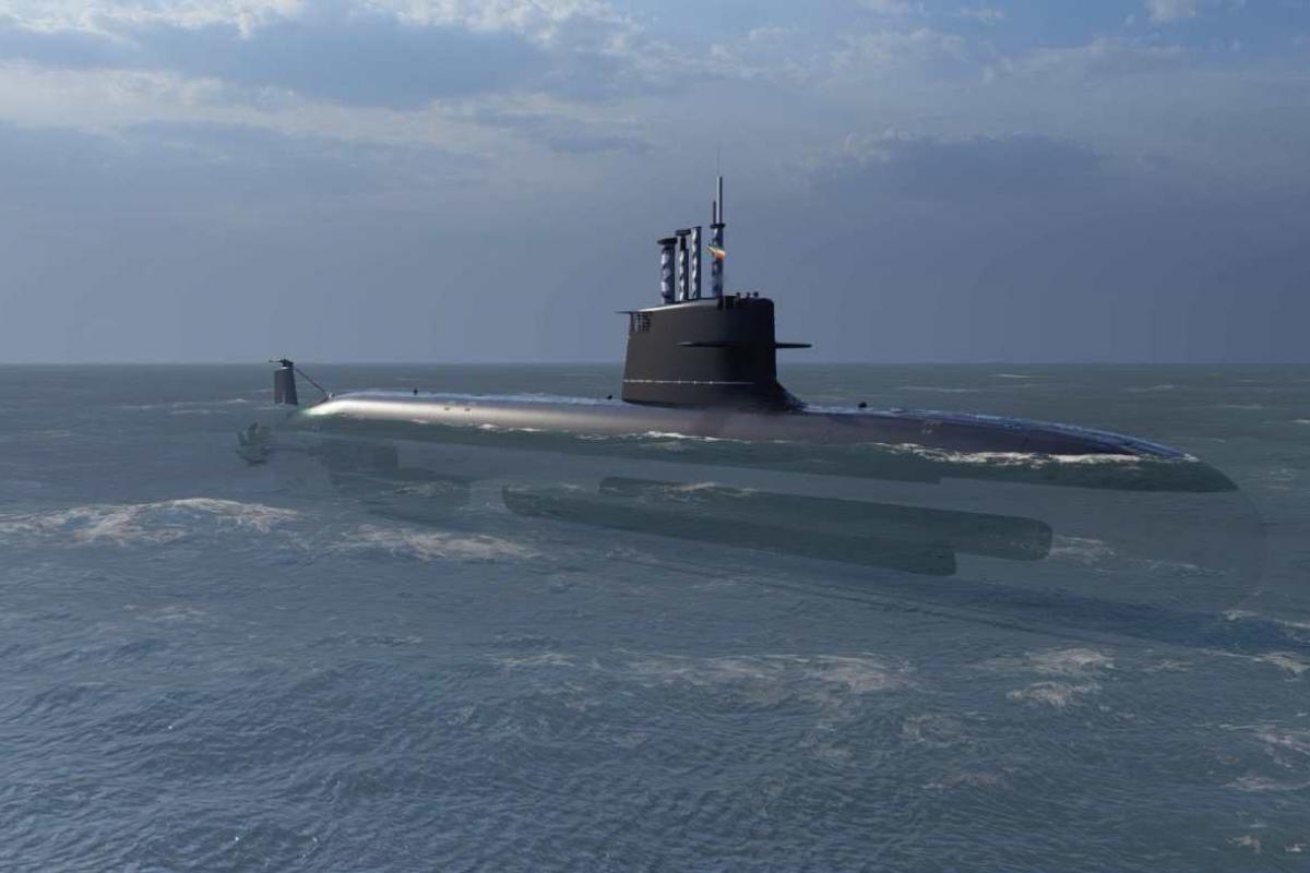 El submarino S-80 de Navantia