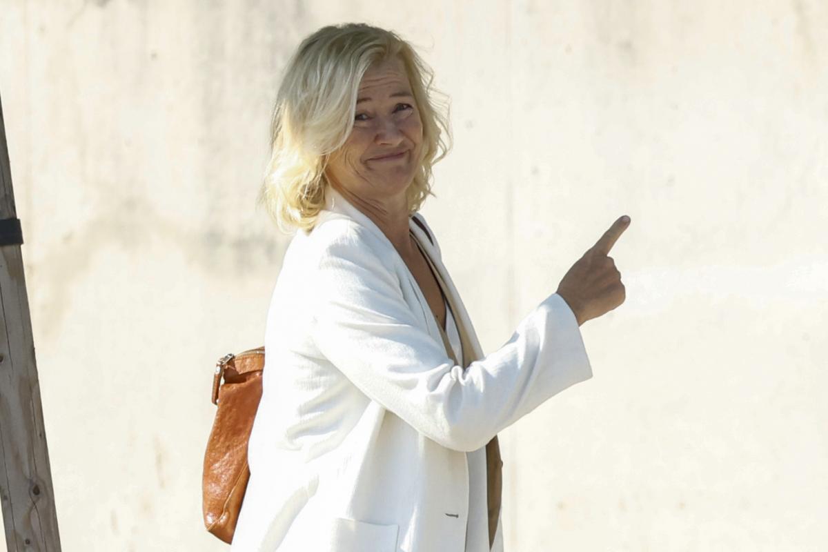 La actriz Ana Duato, fotografiada en el juzgado el 5 de junio de 2024.