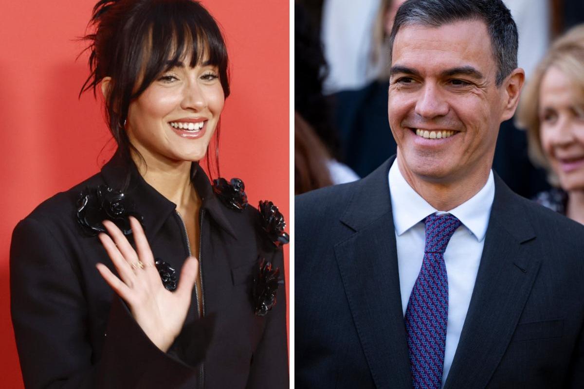 La cantante Aitana Ocaña y el presidente del Gobierno, Pedro Sánchez, en sendas imágenes de archivo.