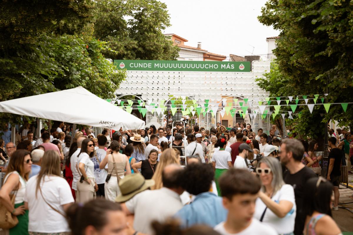 Todo el pueblo de Cañamero se volcó con la celebración de la gran paella.