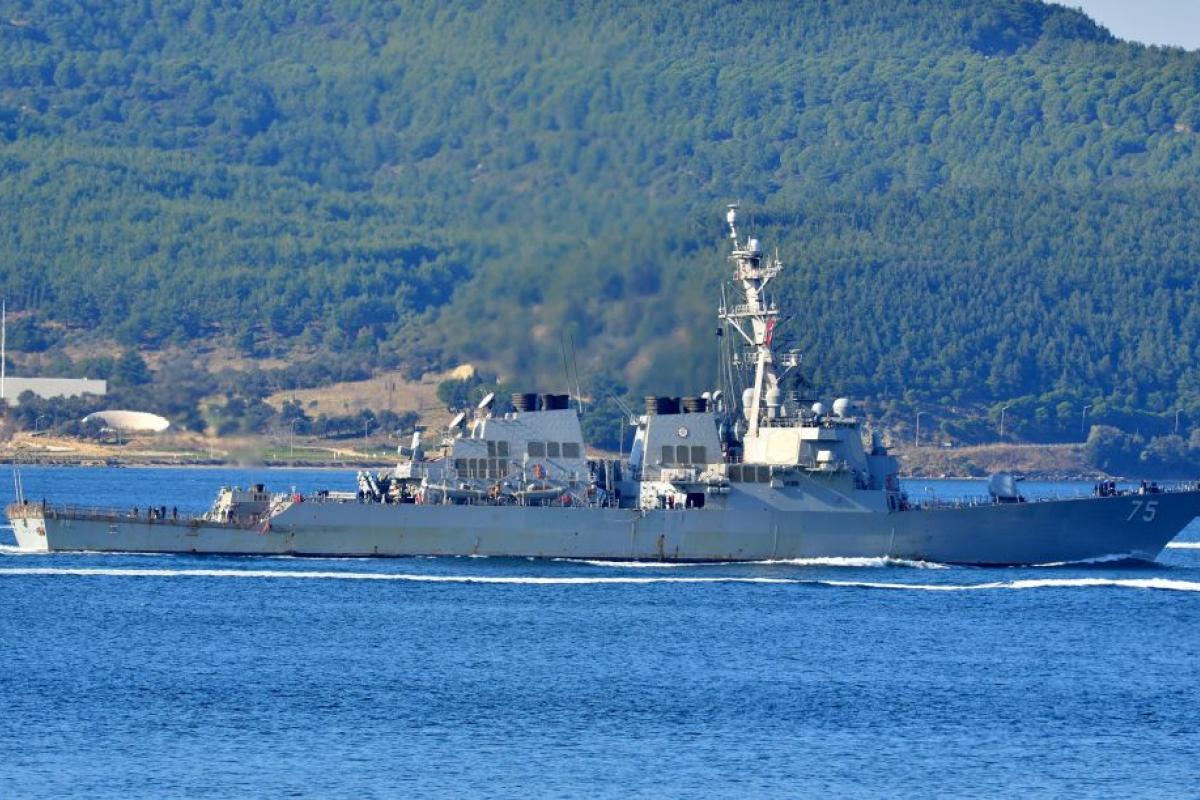 El destructor USS Donald Cook, en una imagen de archivo