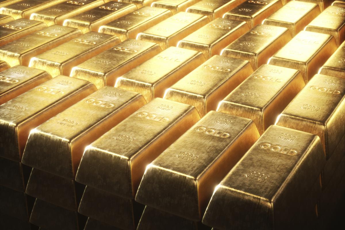Lingotes de oro.