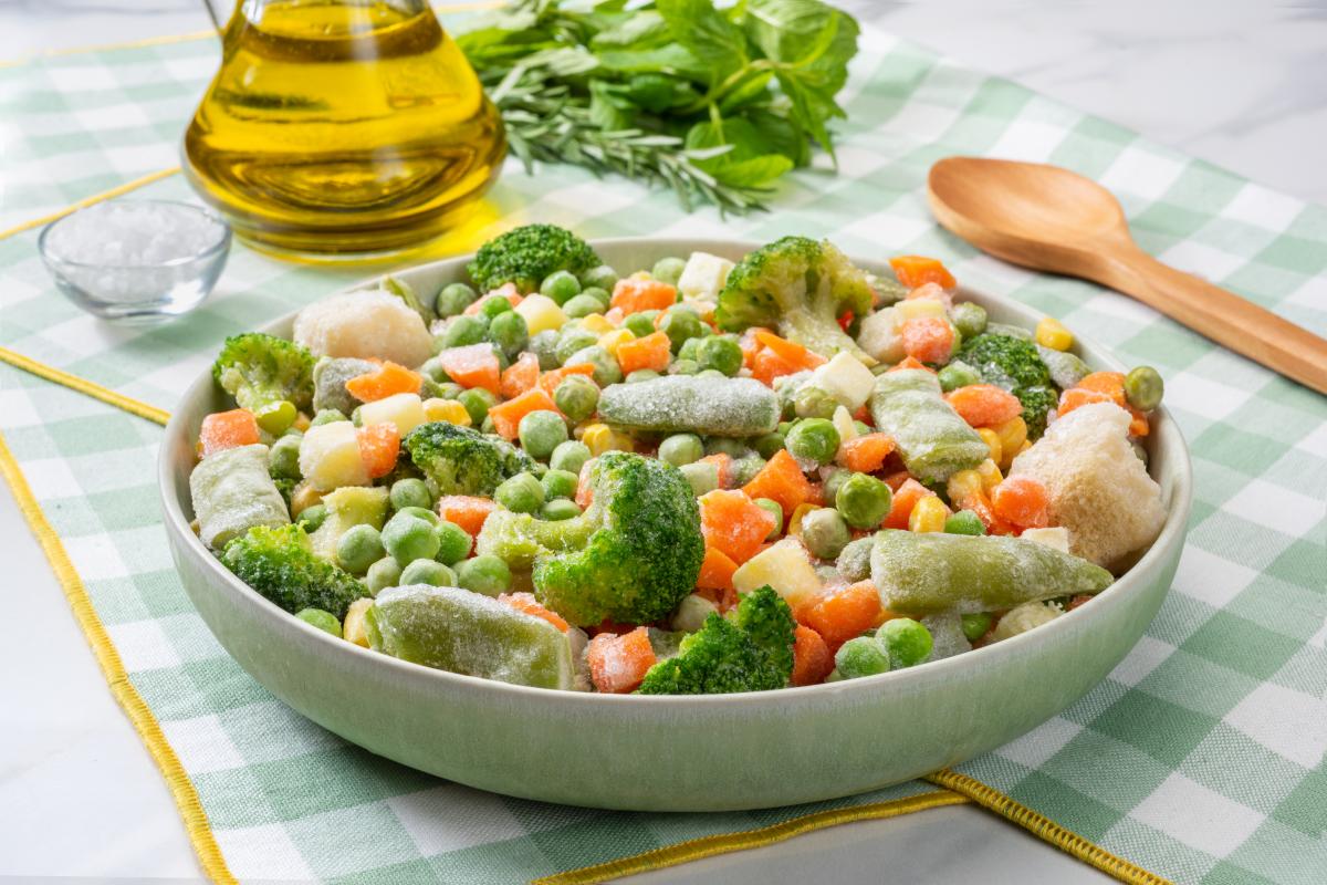 Verduras congeladas.