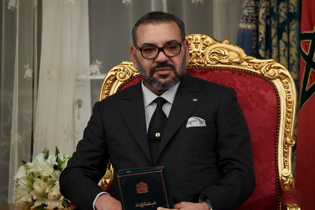 El rey Mohamed VI de Marruecos