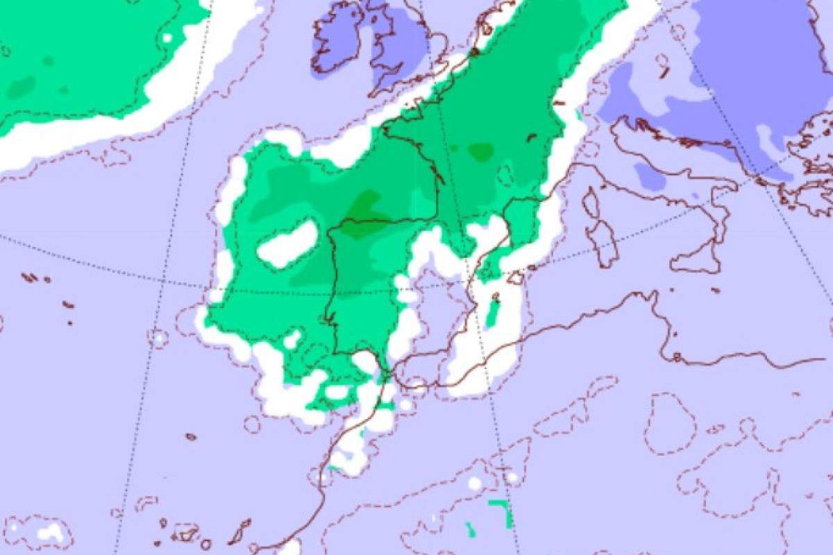 Mapa de AEMET para los próximos días