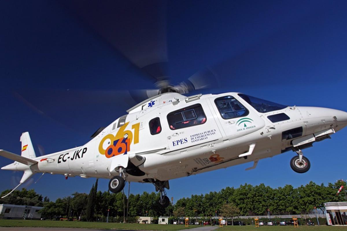 Helicóptero del Centro de Emergencias Sanitarias 061.