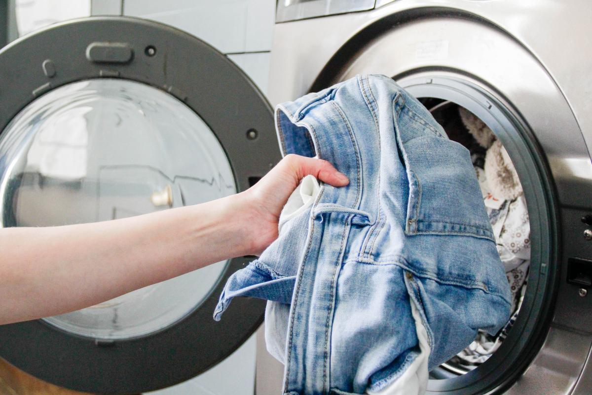 Imagen de archivo de una lavadora.