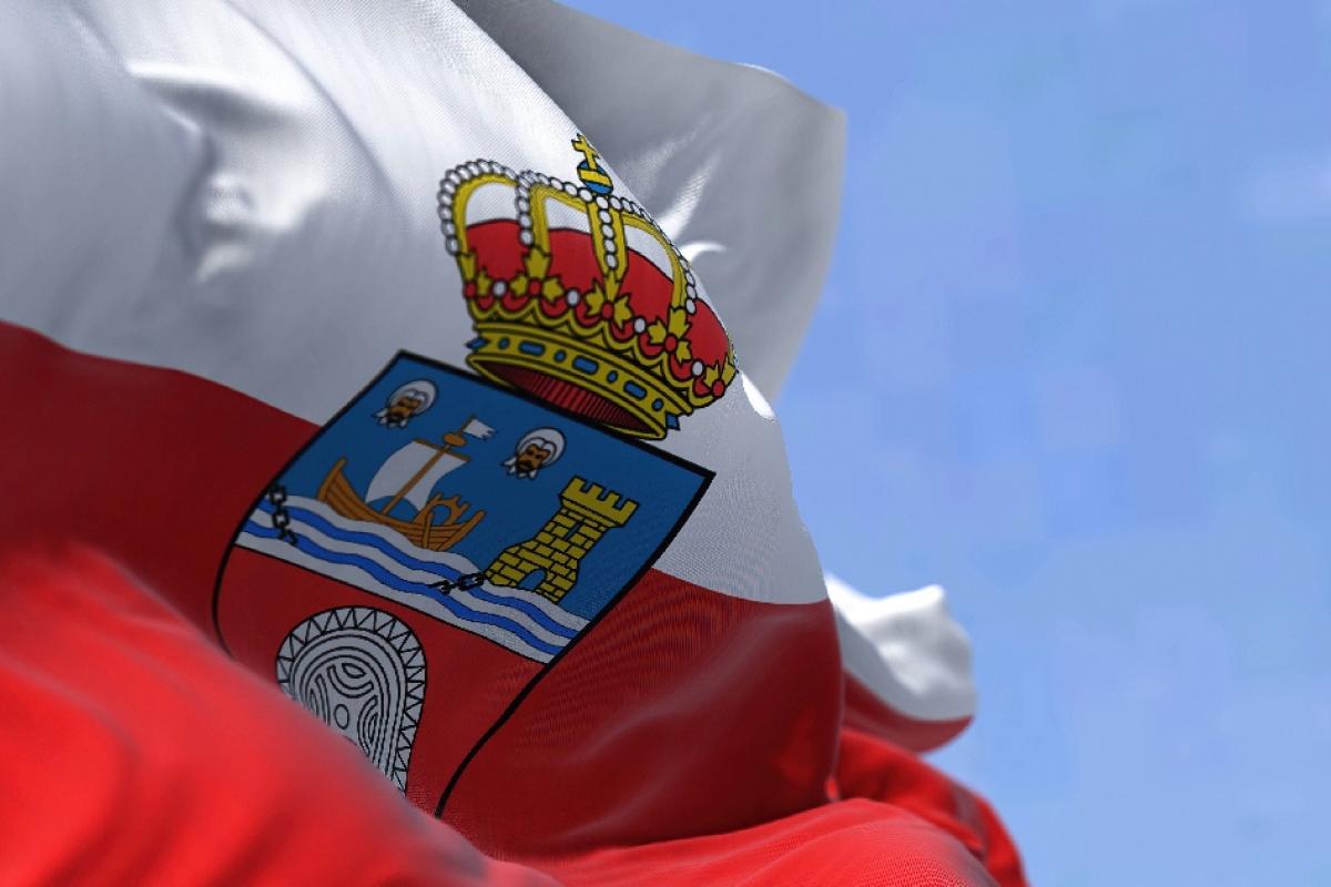 Bandera de Cantabria.