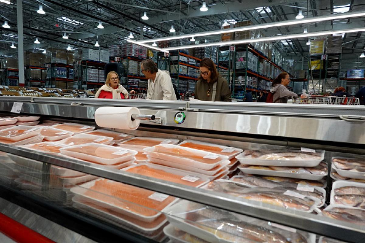 Imagen de archivo de la sección de frescos y congelados de un supermercado Cotsco, en Miami (Florida, EEUU).