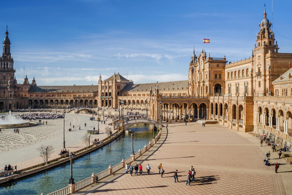Plaza de España de Sevilla.