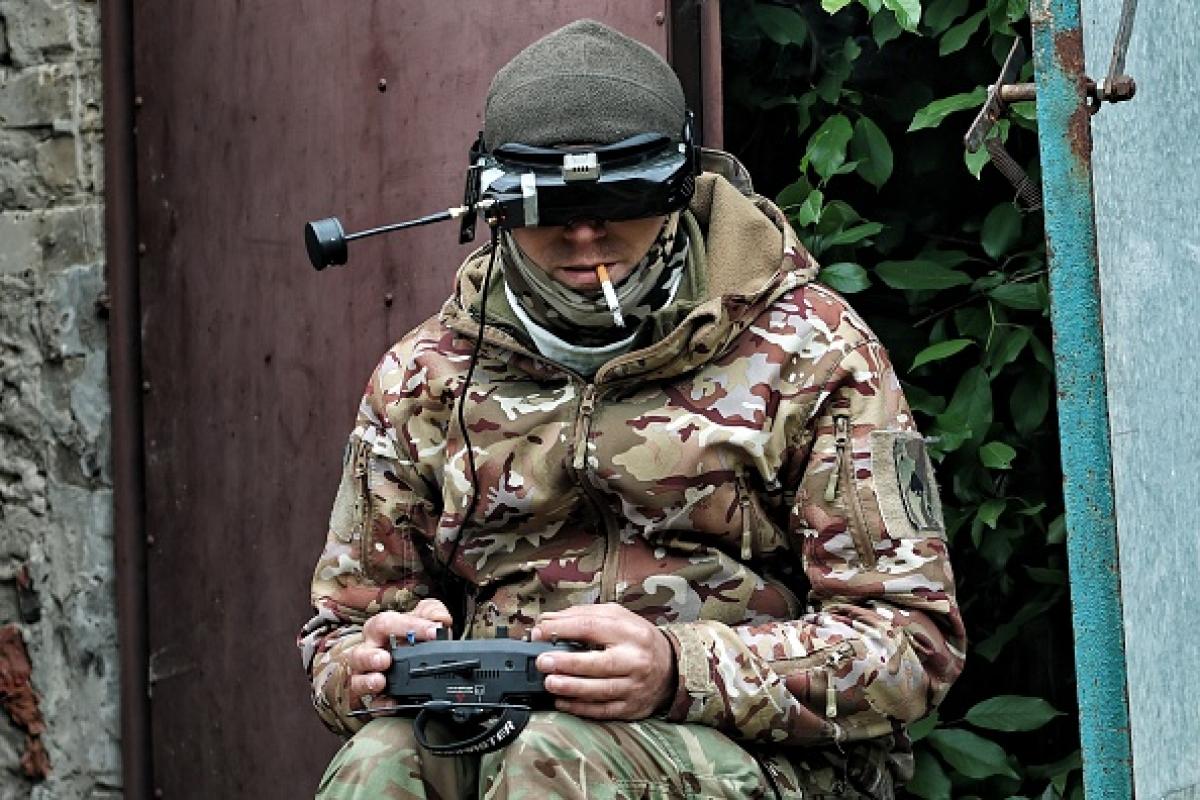 Un operador de drones ucraniano de la 42 Brigada Aérea Mecanizada de Reconocimiento, en una imagen de archivo.