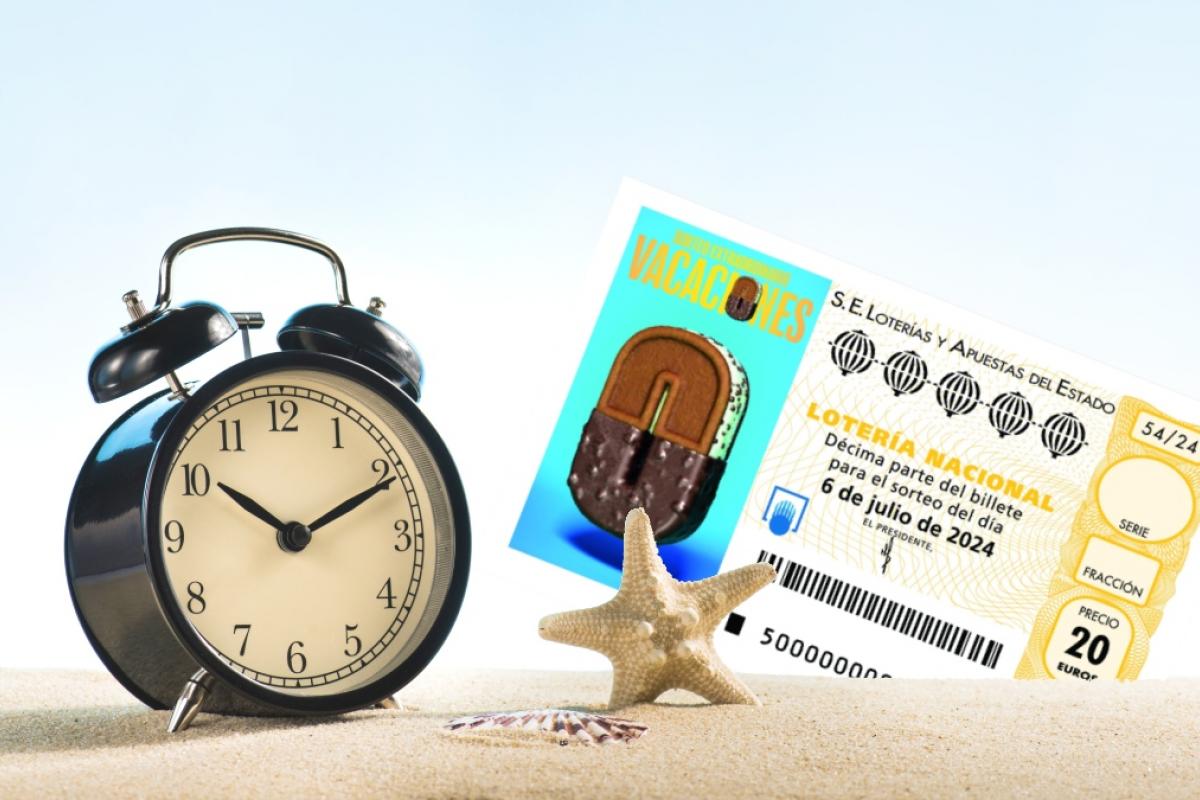 Horario del Sorteo Extraordinario de Vacaciones 2024 de Lotería Nacional.