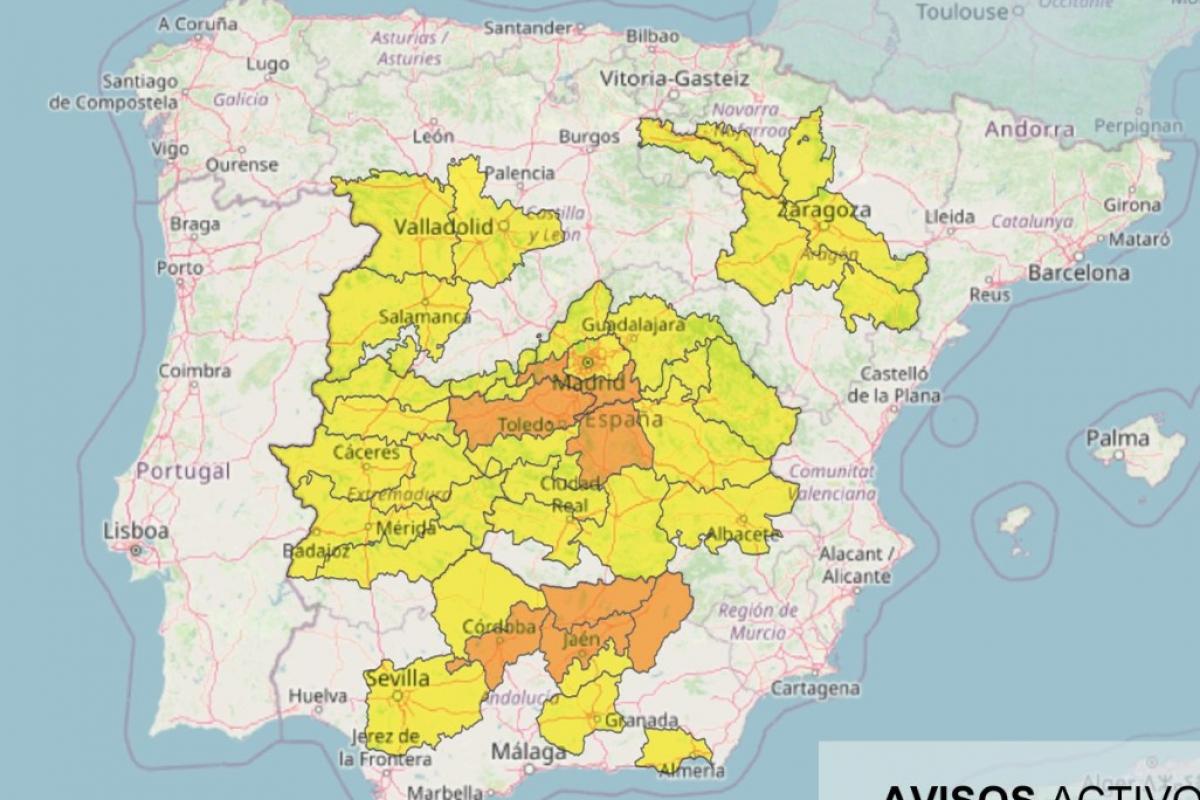 La previsión de la AEMET para este viernes 5 de julio.