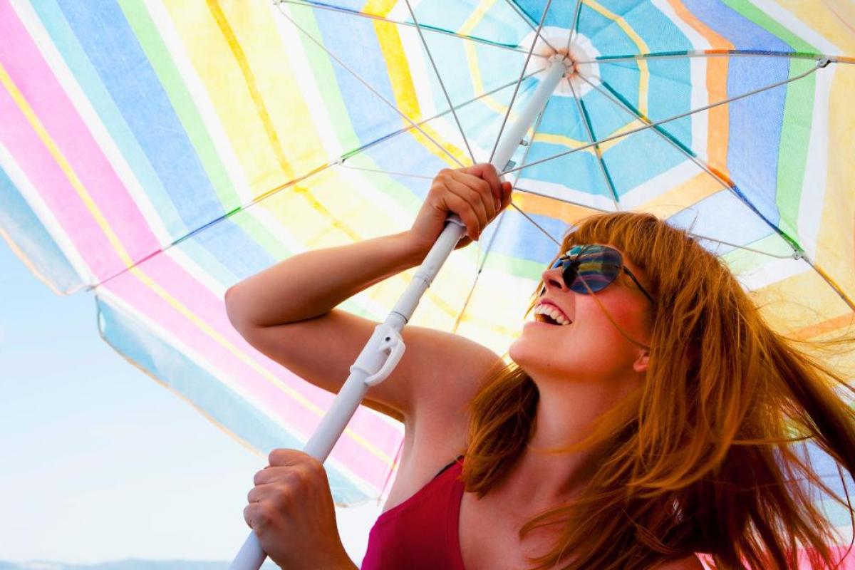 La mejor sombrilla de playa anti rayos UV de Amazon