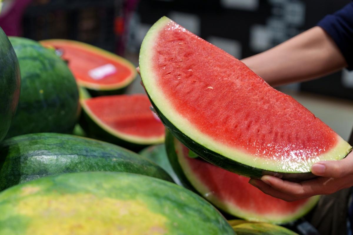Cómo elegir la sandía en el supermercado