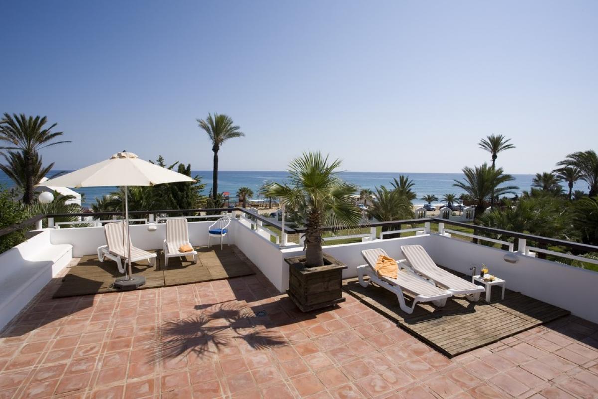 Solarium del Parador de Mojácar.