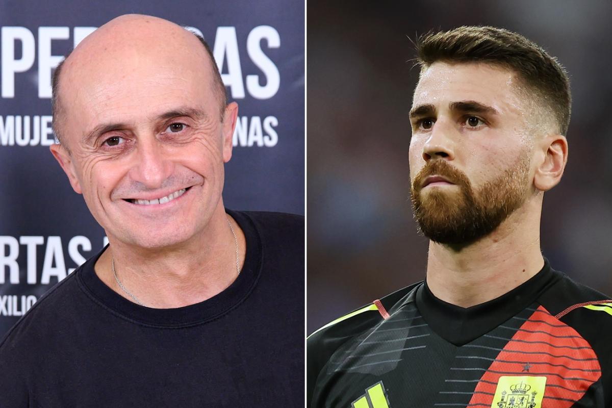 Fotomontaje de Pepe Viyuela y Unai Simón.