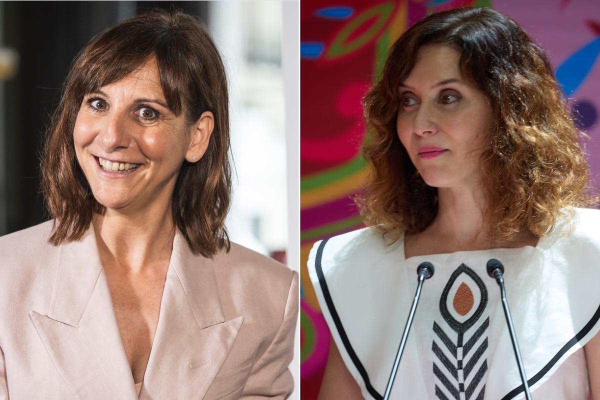 Malena Alterio e Isabel Díaz Ayuso.