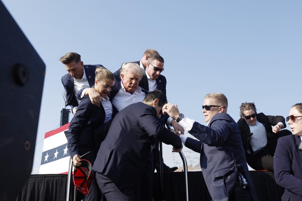 El expresidente de EEUU, Donald Trump, este sábado.