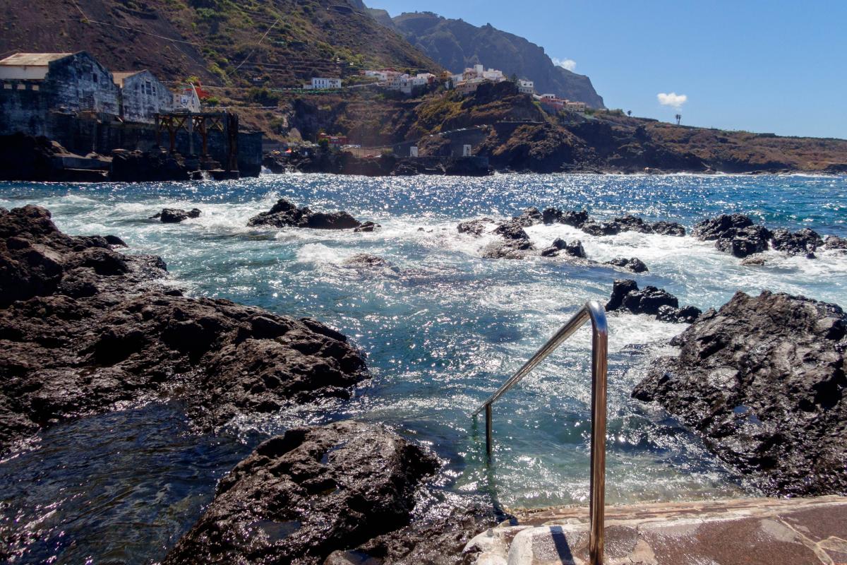 Playa de Garachico, en Tenerife.