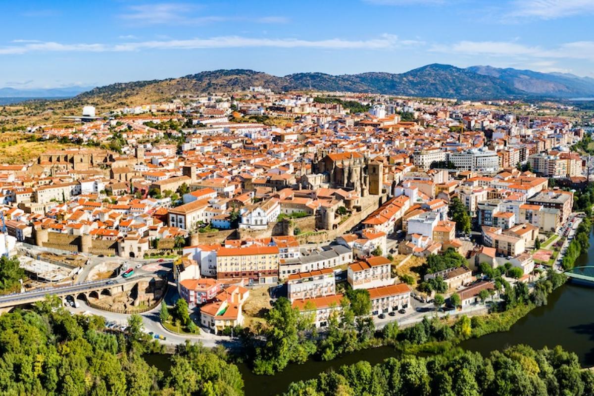 Vista aérea de Plasencia.
