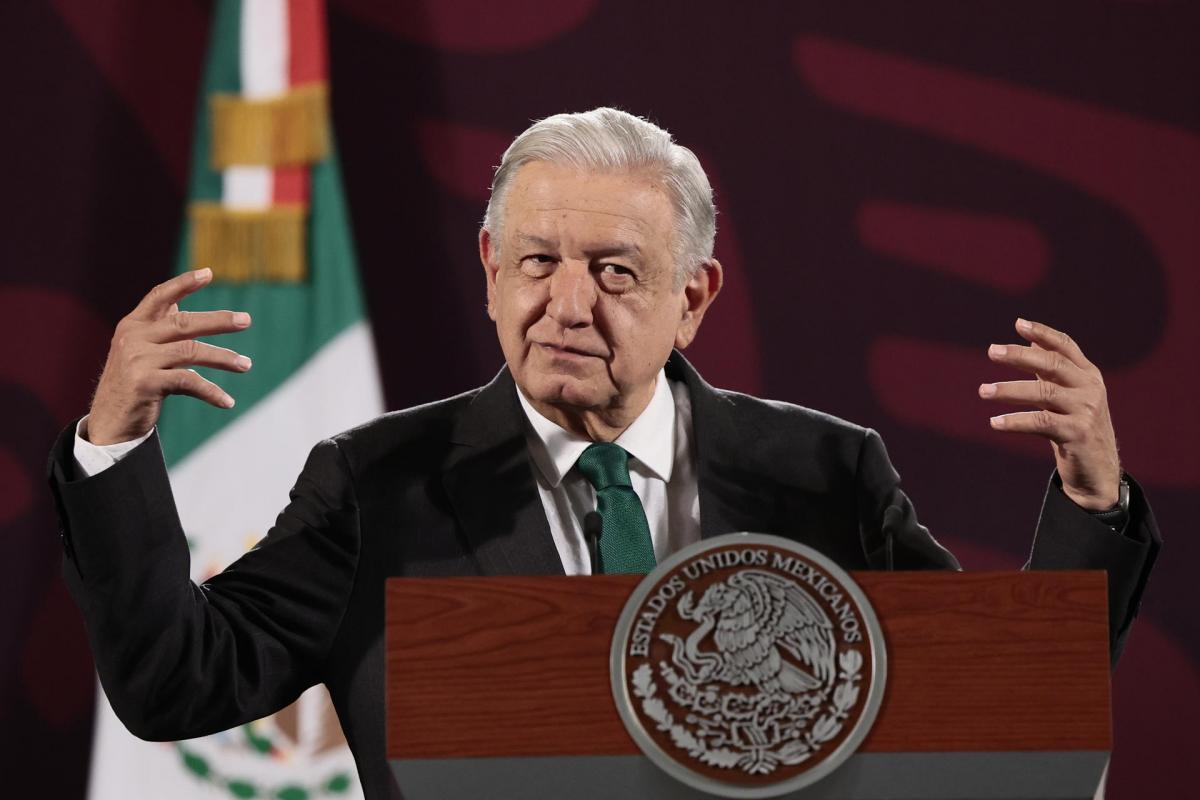 El presidente de México Andrés Manuel López Obrador.