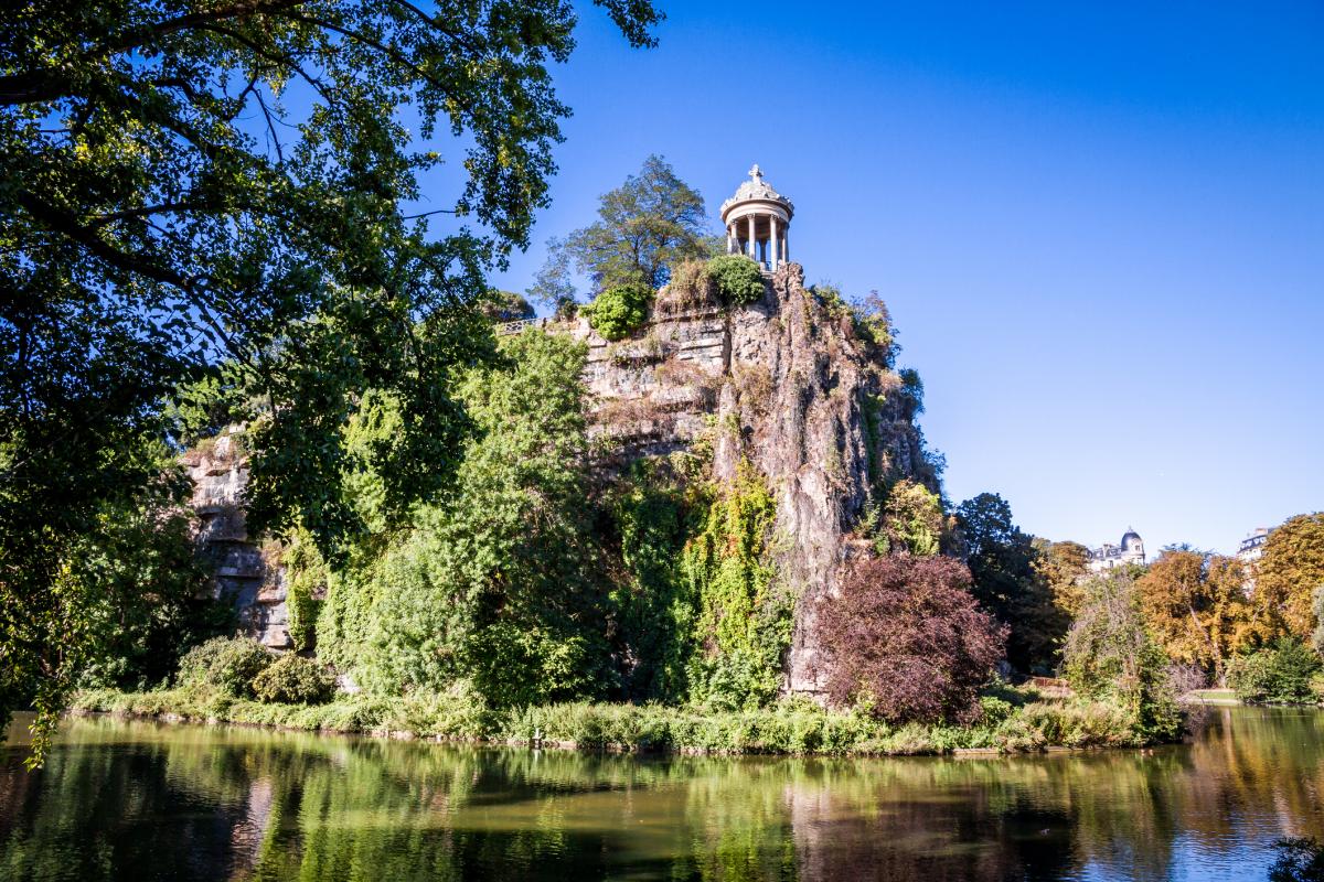 Un templo del Parc des Buttes-Chaumont.