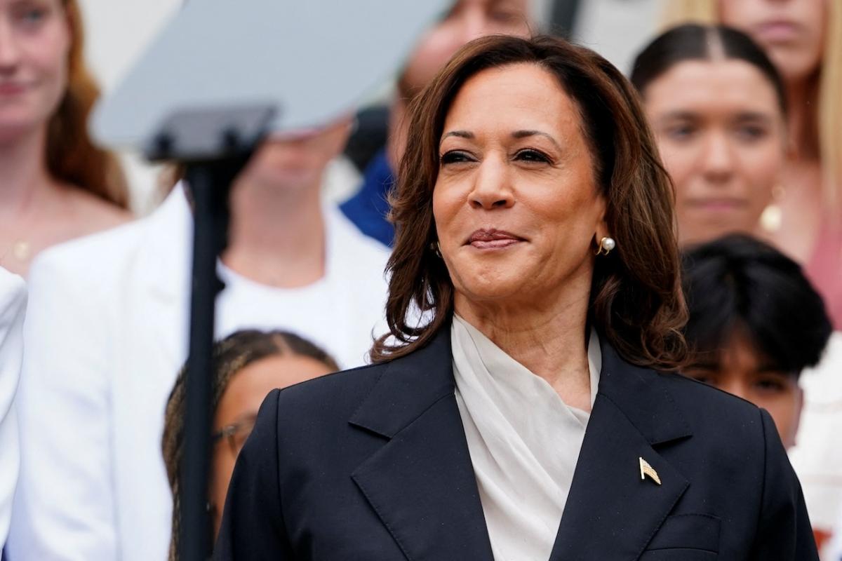 La vicepresidenta Kamala Harris y candidata del Partido Demócrata, en una imagen reciente