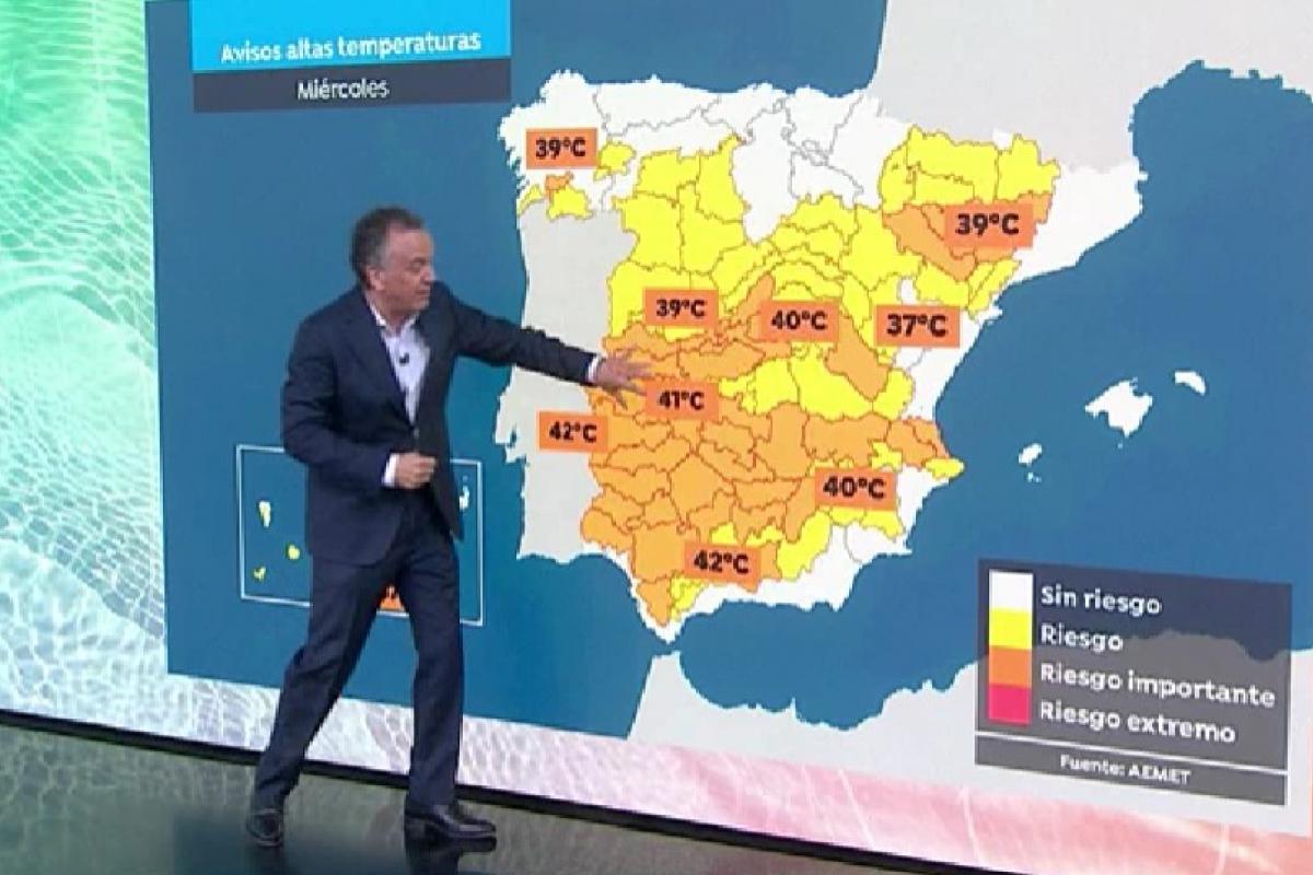 Previsión meteorológica de Roberto Brasero