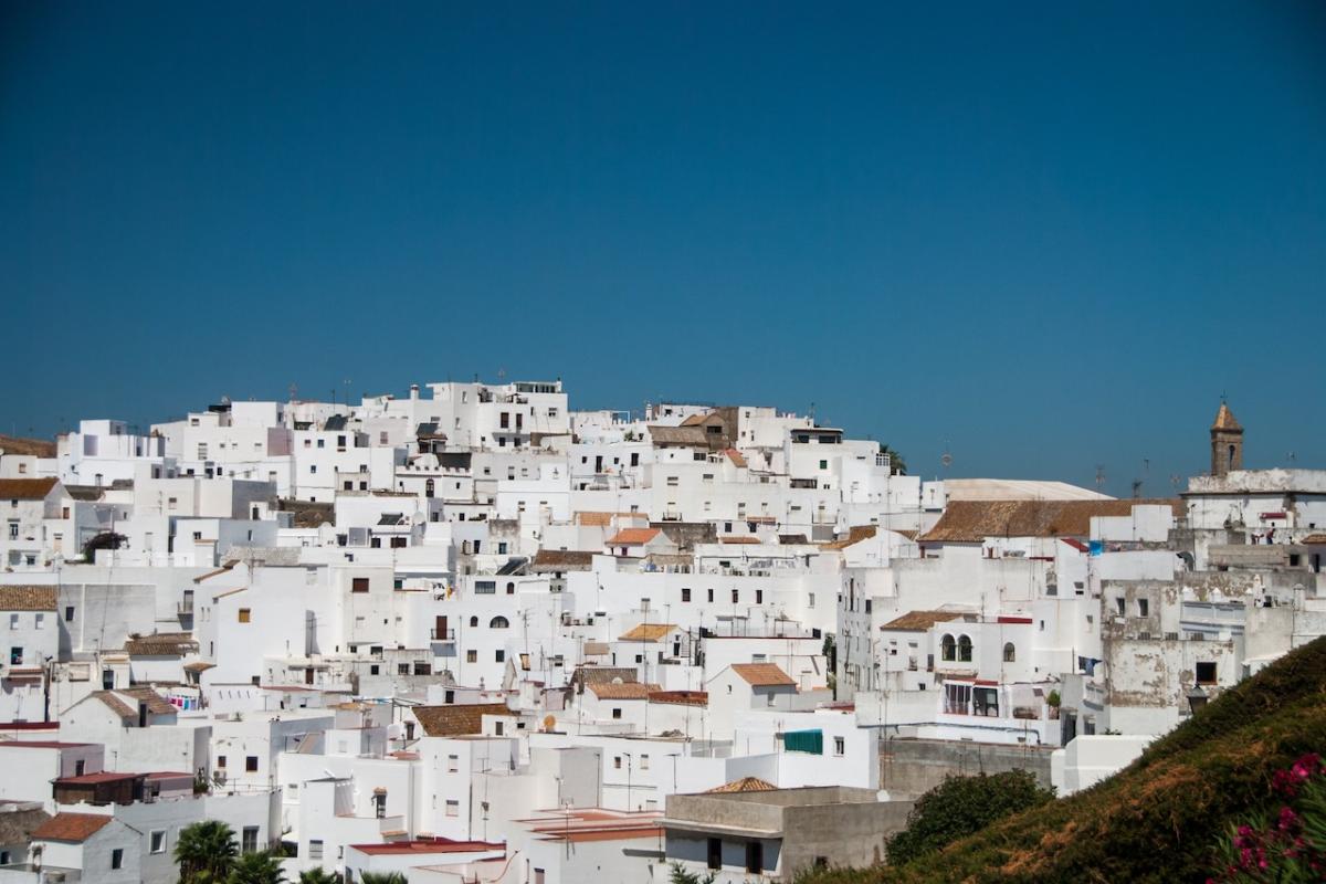 Vista general del pueblo de Vejer de la Frontera, en Cádiz.
