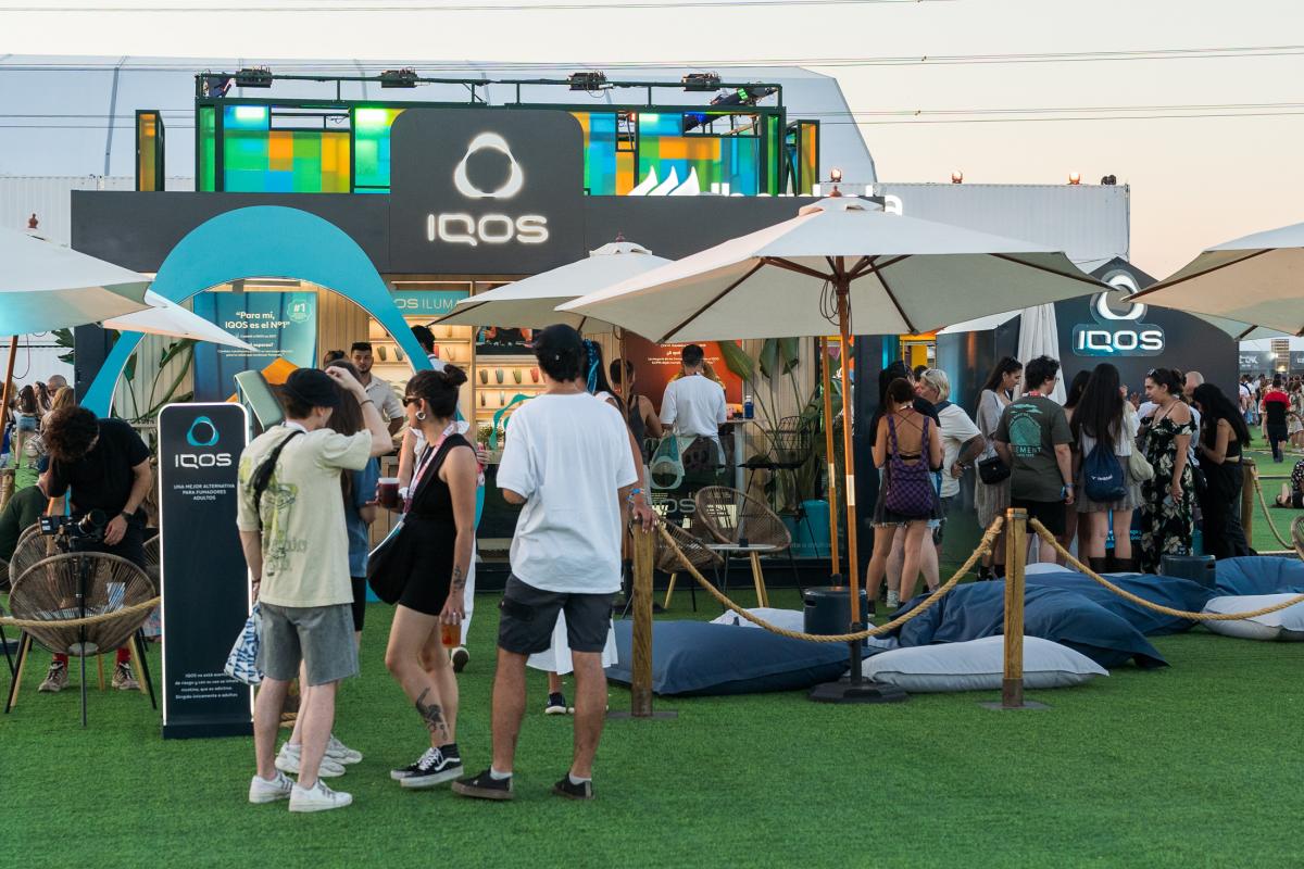 En el Mad Cool IQOS fue anfitrión de los miembros del Club IQOS.