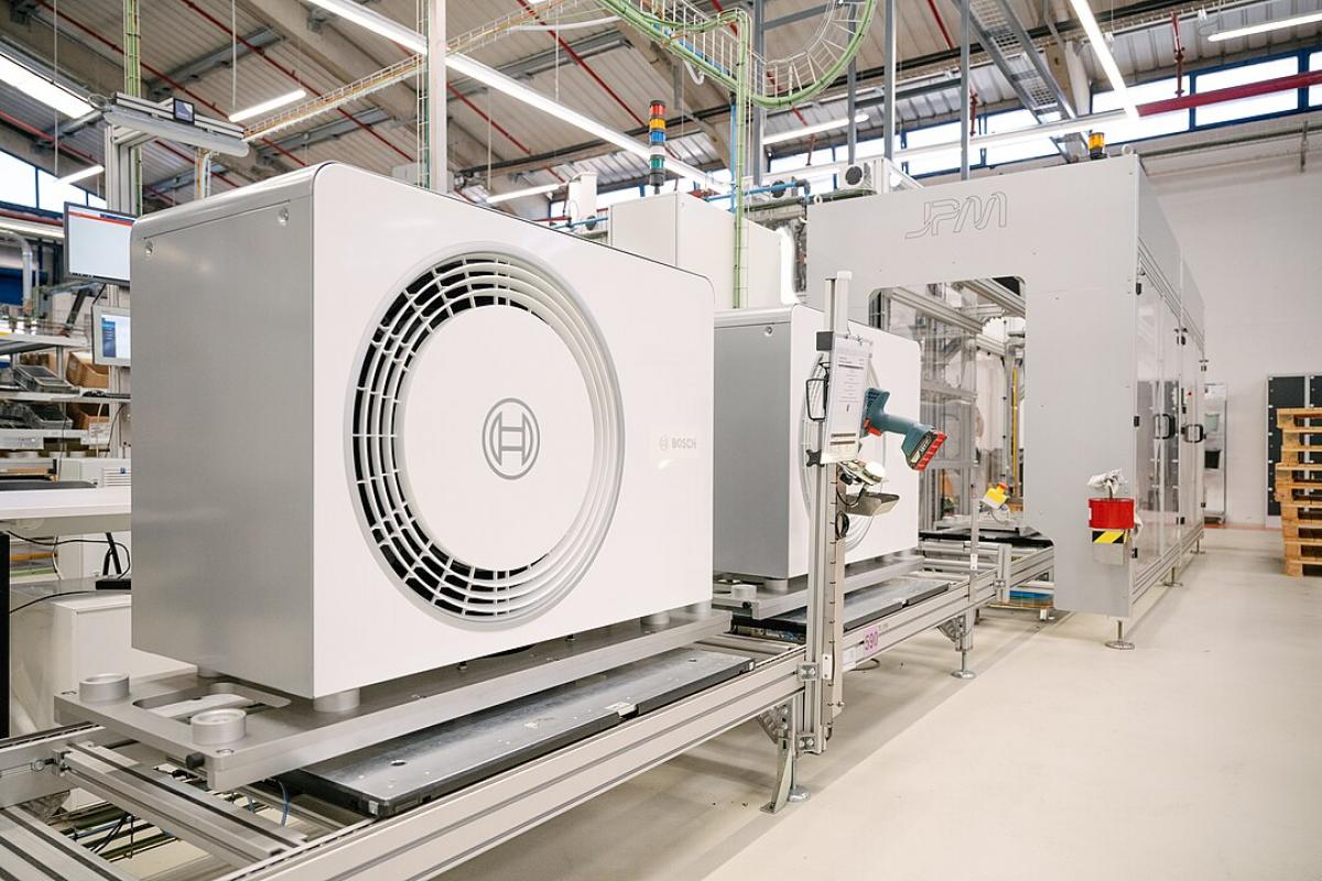 Aparatos de aire acondicionado fabricados por la multinacional alemana Bosch.