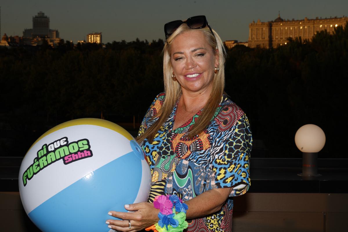 Belén Esteban, en un evento de 'Ni que fuéramos' el 11 de julio de 2024.
