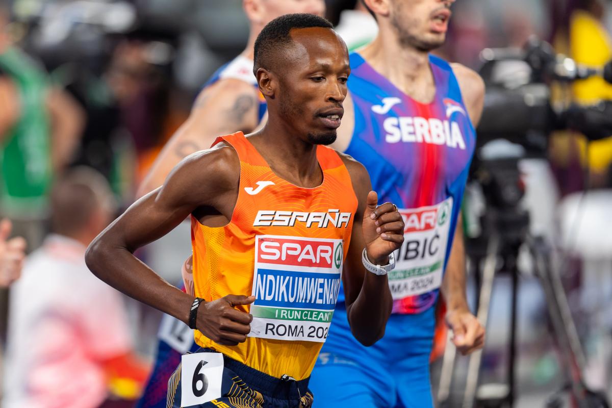 El atleta Thierry Ndikumwenayo.