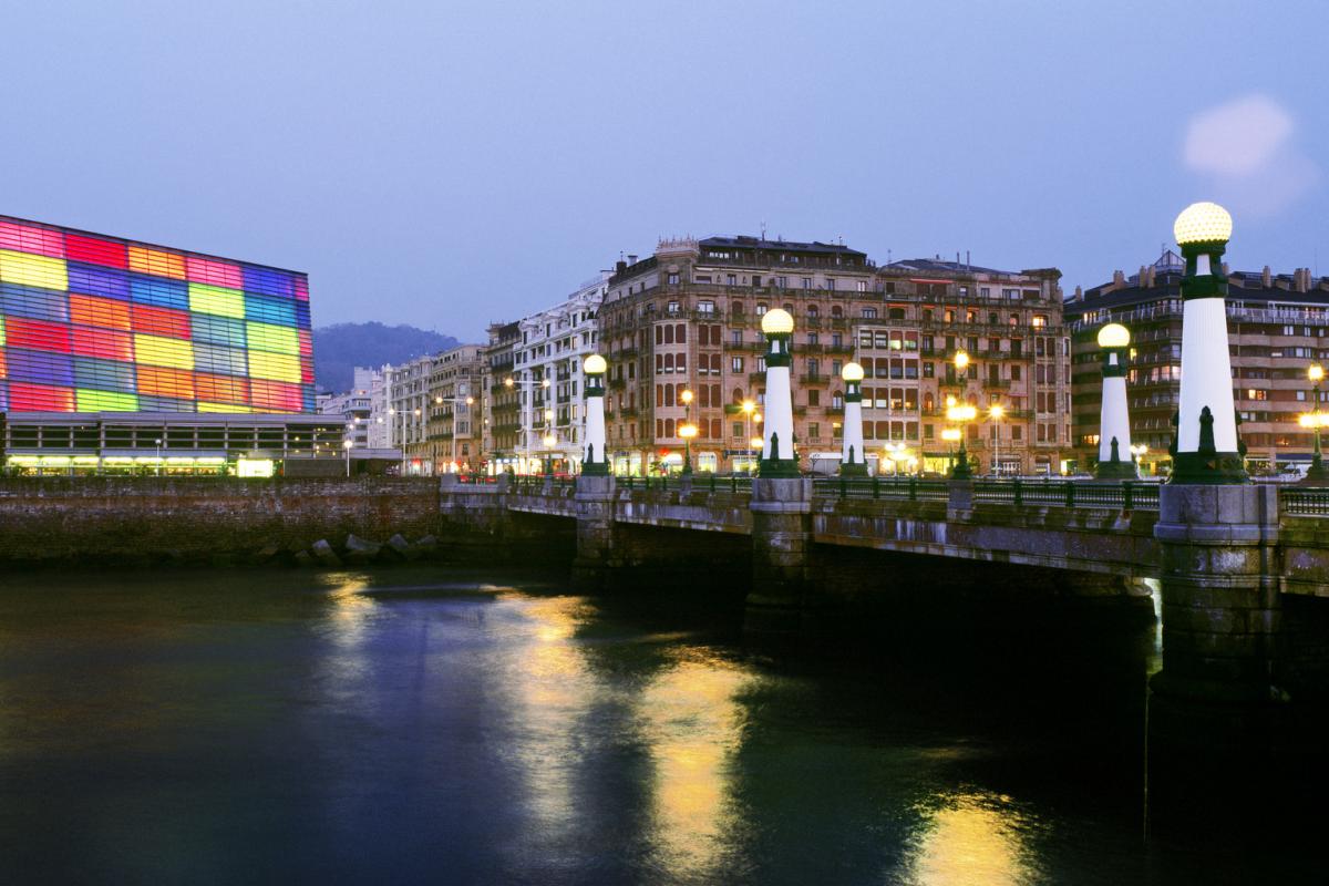 El Palacio de Congresos y Auditorio Kursaal de San Sebastián.
