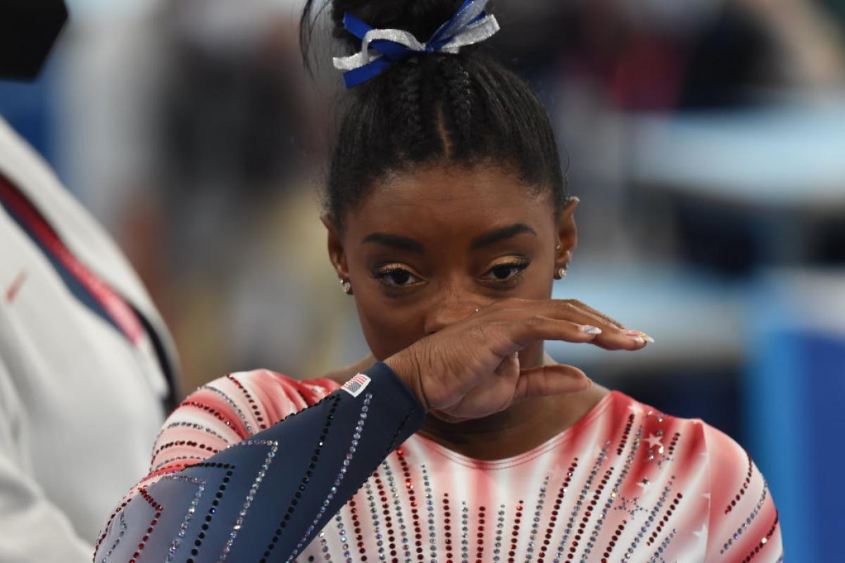 Simone Biles vivió sus momentos más duros como gimnasta en los Juegos Olímpicos de Tokio.