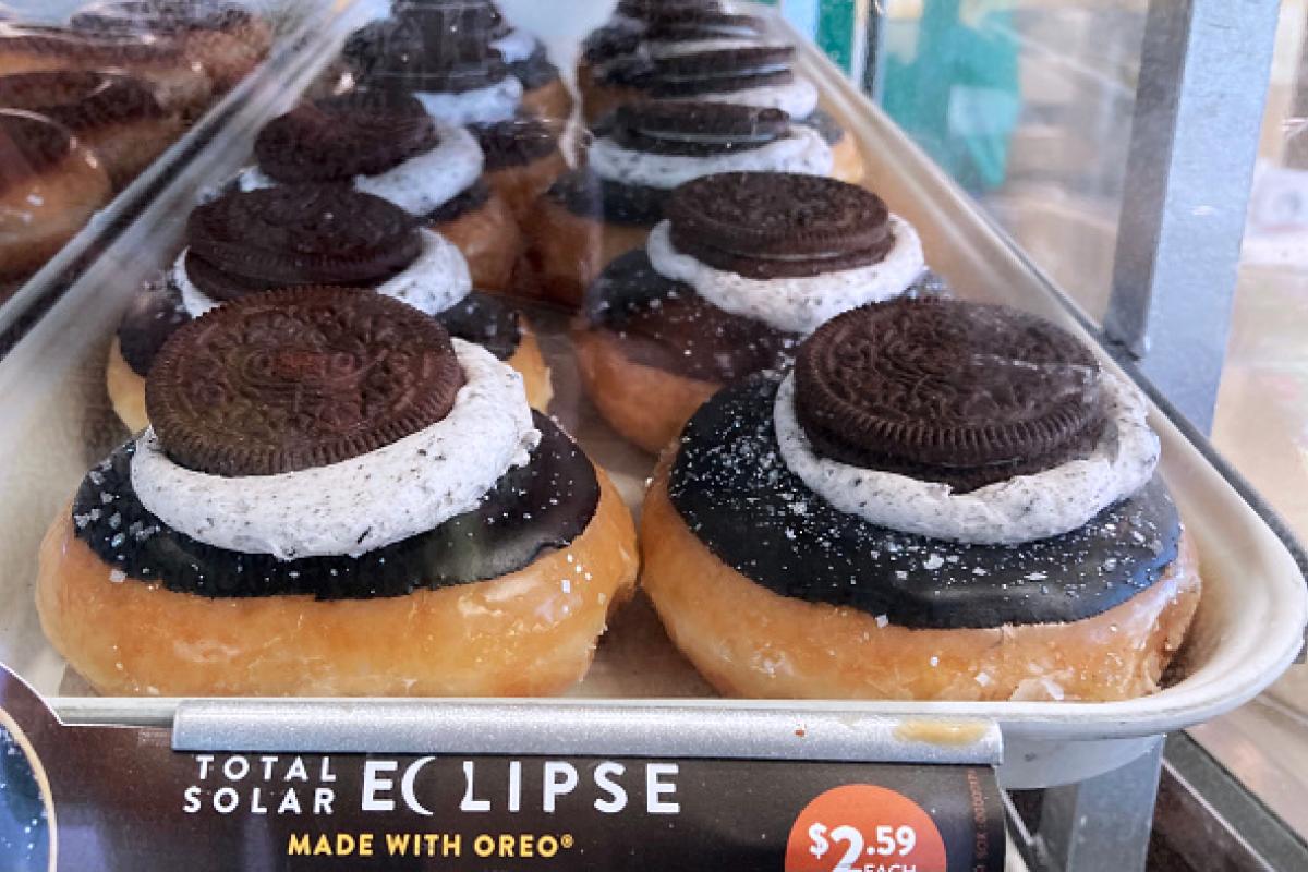 Donuts del Krispy Kreme, en una tienda de Orlando (Florida).