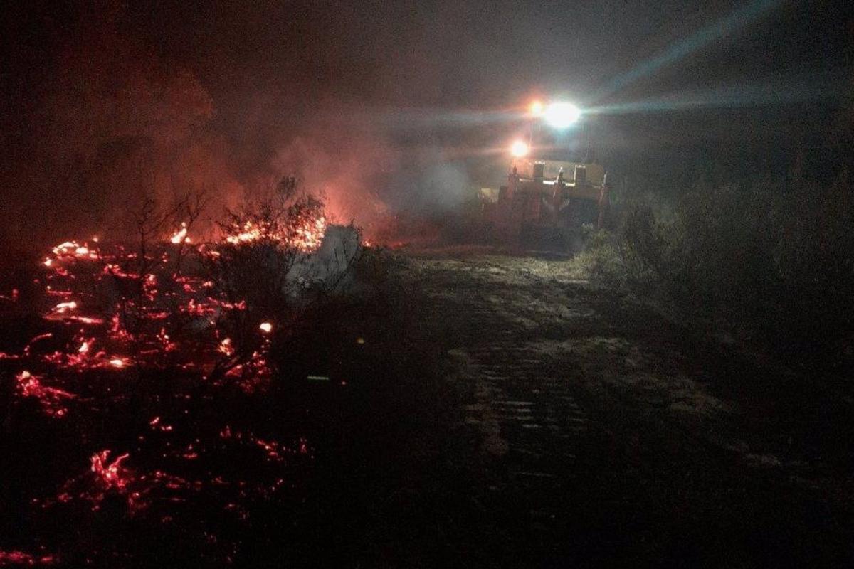 Incendio en La Estrella (Toledo).