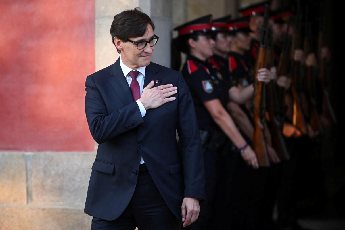 El presidente de la Generalitat de Cataluña, Salvador Illa.