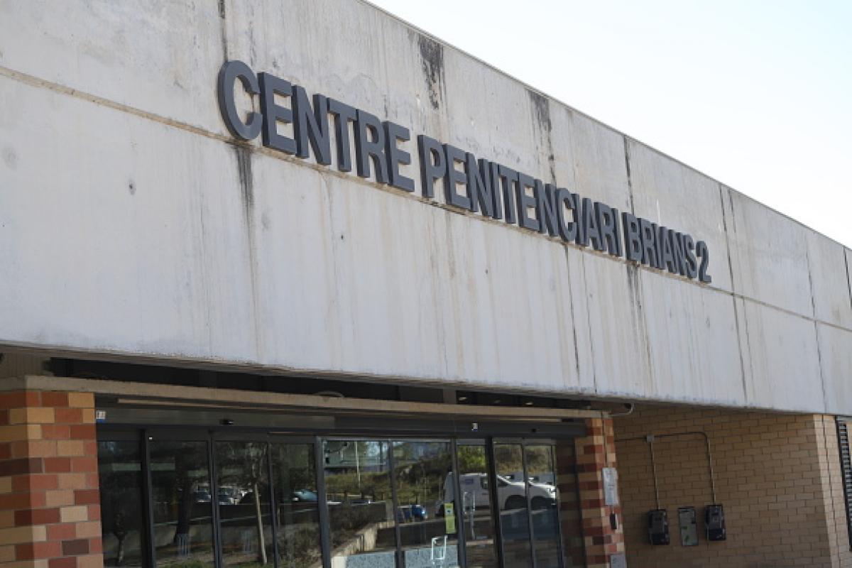 Imagen de archivo de la fachada de la cárcel catalana Brians 2 (Sant Esteve Sesrovires, Barcelona).