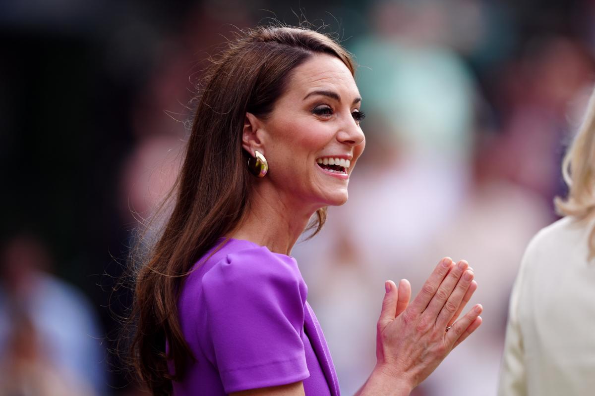 Kate Middleton, princesa de Gales, en Wimbledon 2024.