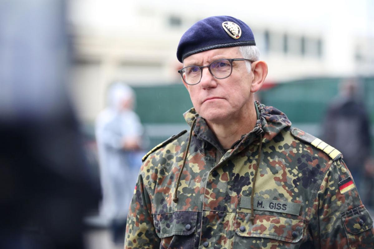 El capitán Michael Giss, jefe del Comando Estatal de Hamburgo de las Fuerzas Armadas de Alemania, en una fotografía de archivo.