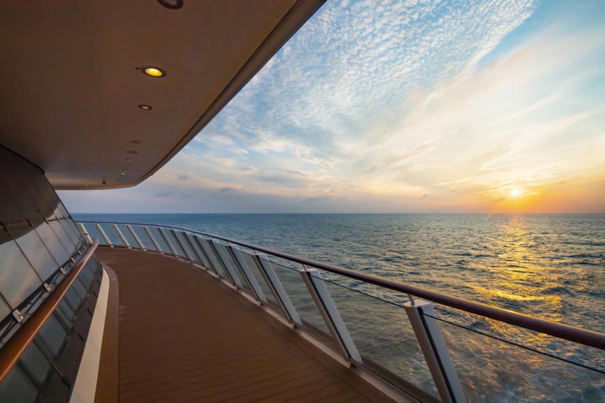 Imagen de archivo de la vista desde un crucero.