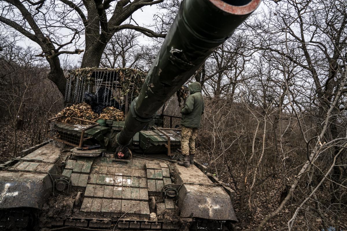Foto de archivo de otro modelo, el tanque T-64.