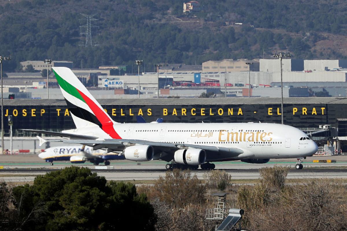 Vista del aeropuerto de El Prat (Barcelona), en una imagen de archivo.