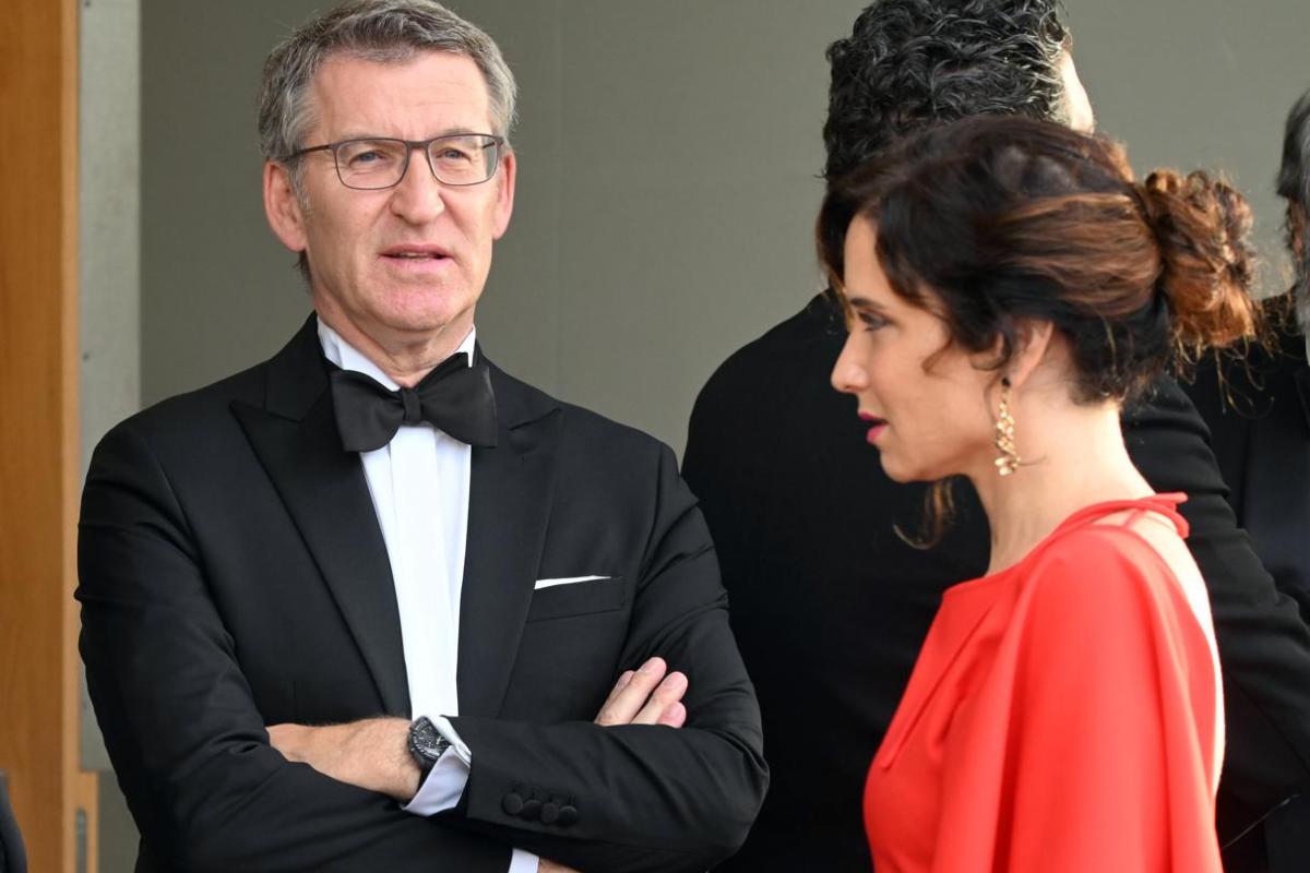 Alberto Núñez Feijóo e Isabel Díaz Ayuso