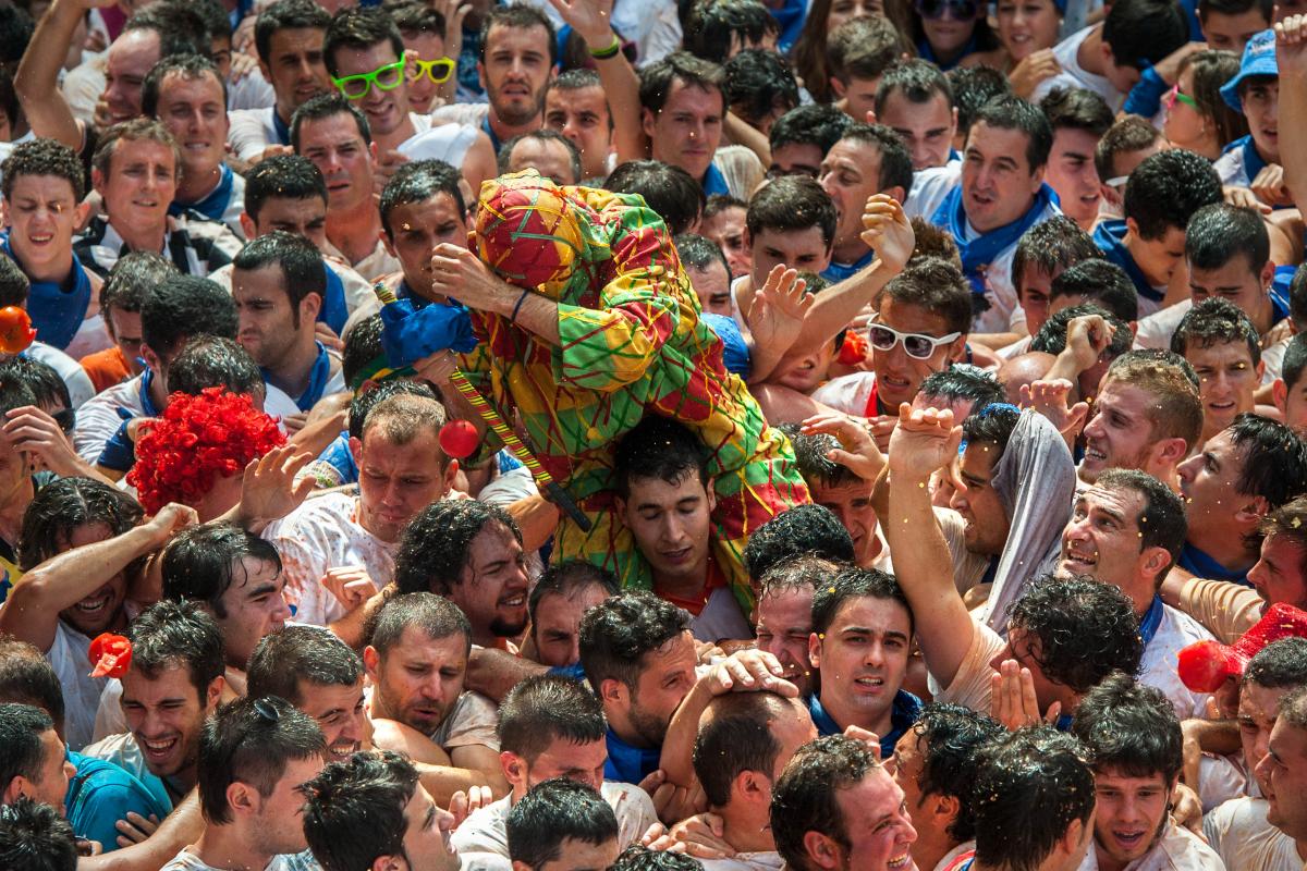 Cipotegato en las fiestas de Tarzona de 2013.